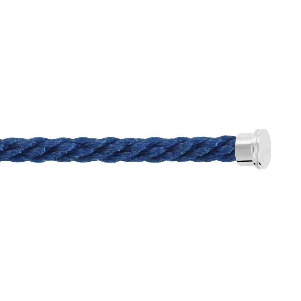 Cable Force10 Large Model Double Turn Corderie Blue Jean End Caps Steel