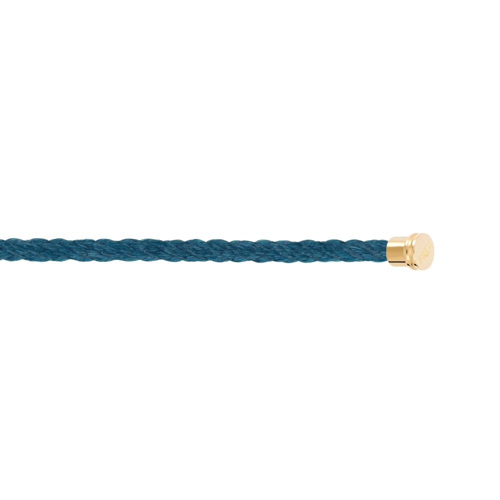 Cable Force10 Medium Model Corderie Riviera Blue End Caps Yellow Gold