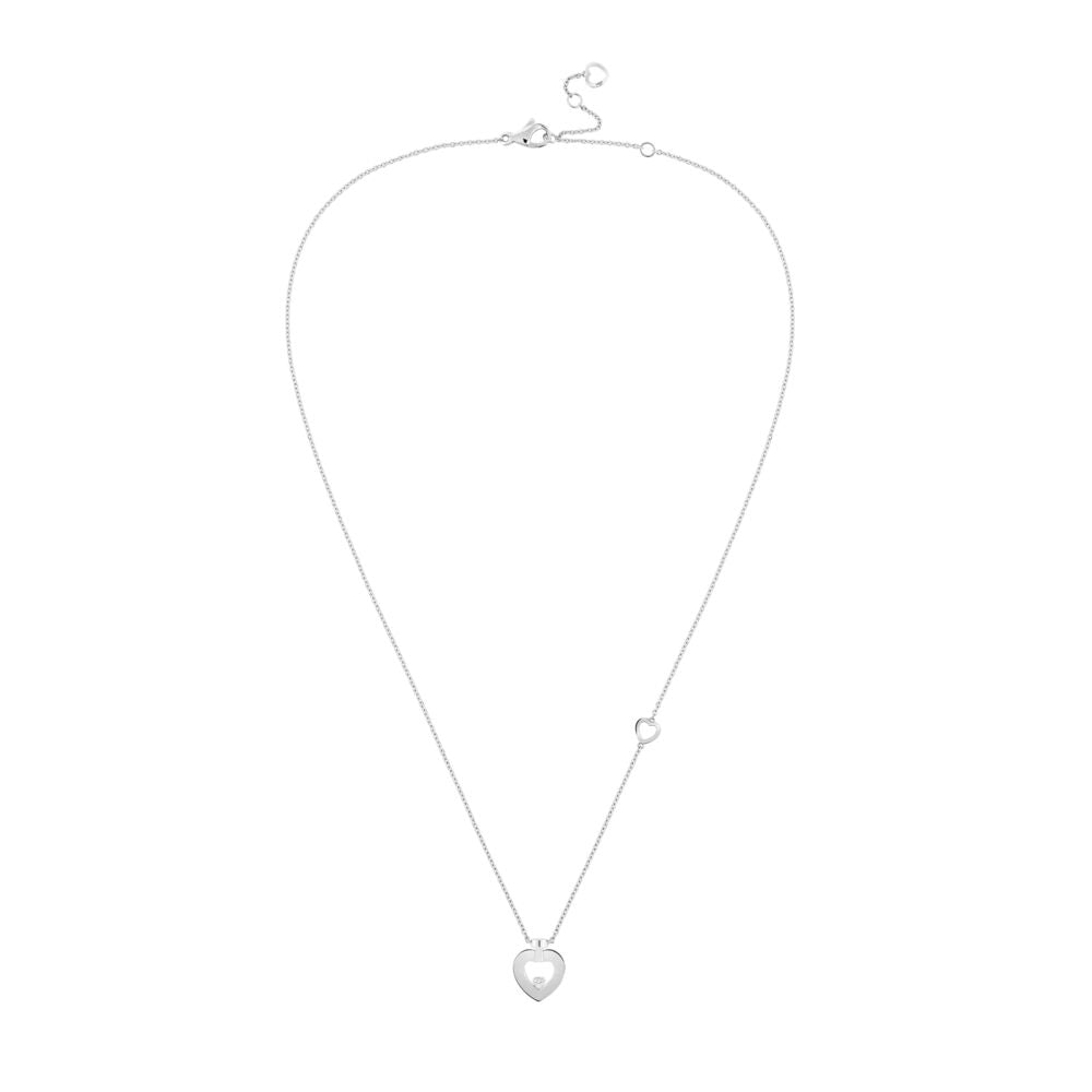 Pretty Woman Chain Necklace XS White Gold 1 Diamonds