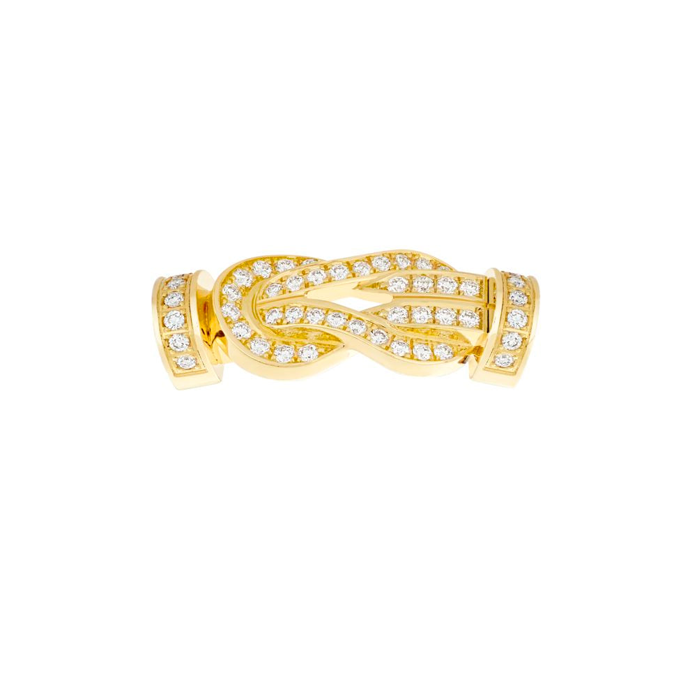 Buckle Chance Infinie Medium Model Yellow Gold Full Diamonds