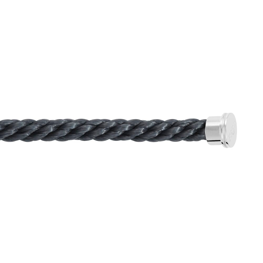 Cable Force10 Large Model Double Turn Corderie Storm Grey End Caps Steel