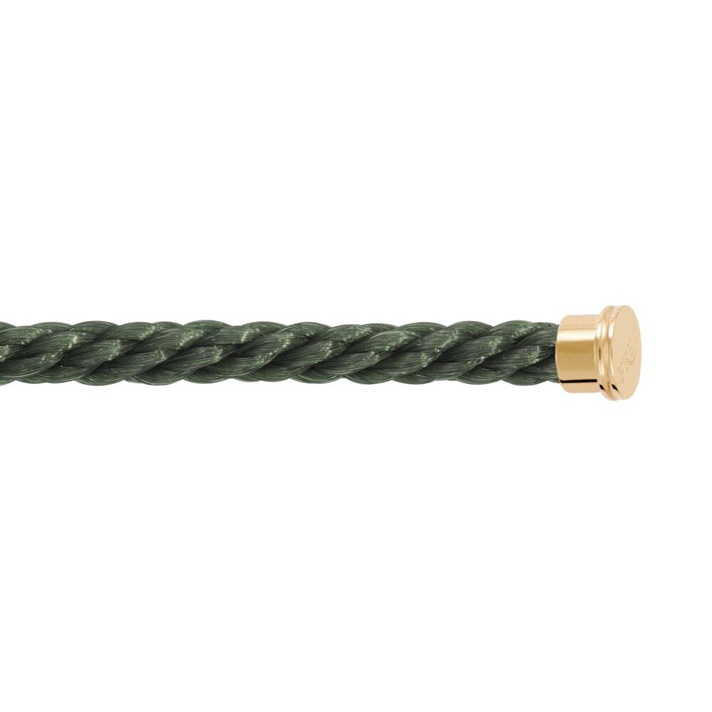 Cable Force10 Large Model Corderie Khaki End Caps Yellow Gold