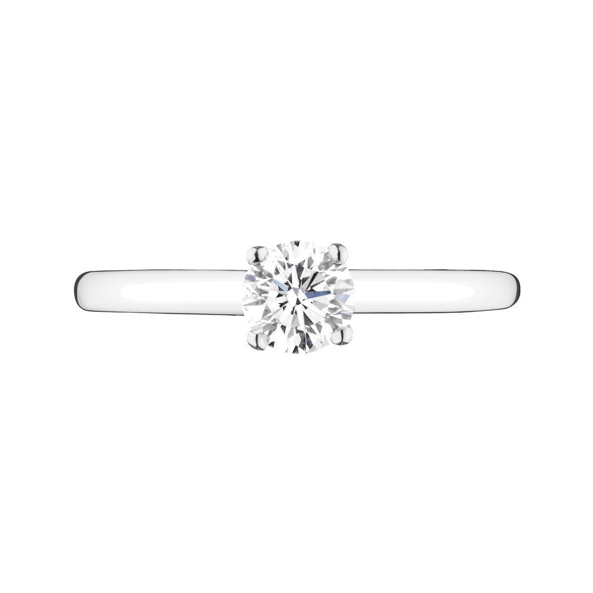 Lepage Promesse engagement ring white gold 0.40ct diamond