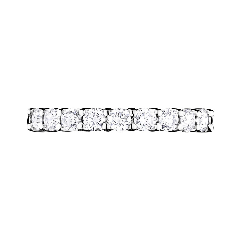 Lepage Majeste wedding band white gold 0.60ct diamonds