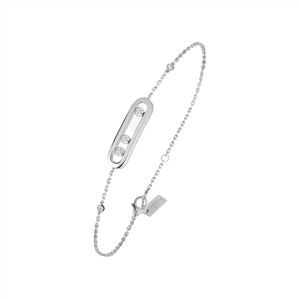 Baby Move Diamond Bracelet White Gold