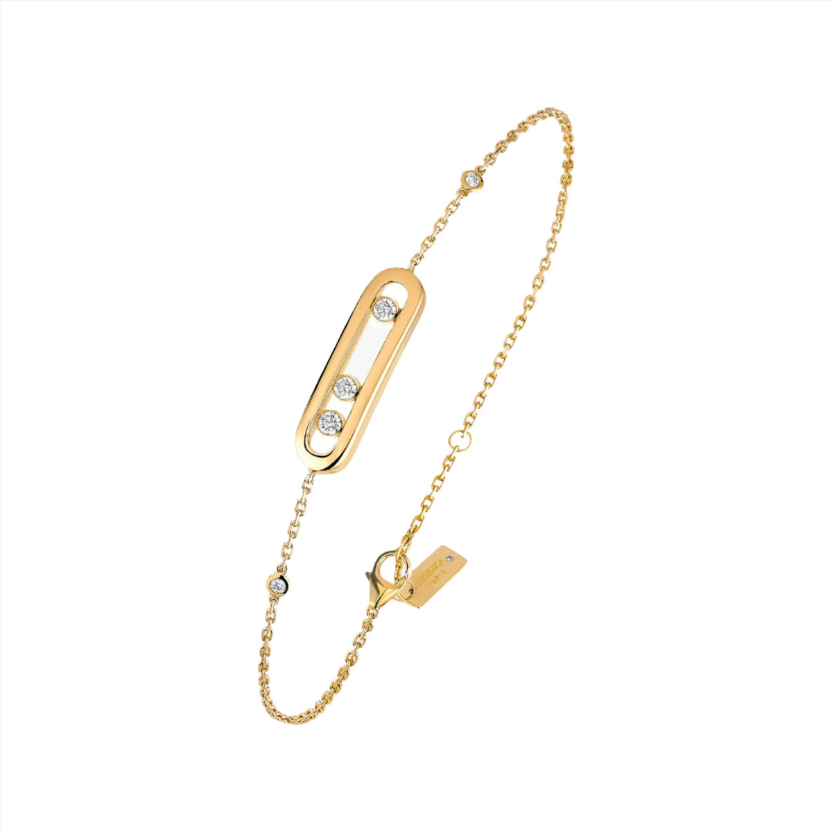 Baby Move Diamond Bracelet Yellow Gold