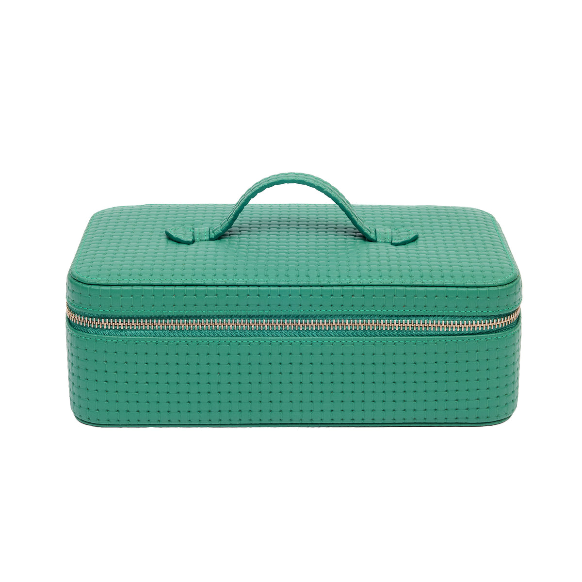 Charlotte Jewellery Case- Green Poletto