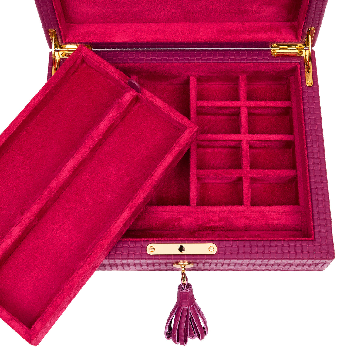 Charlotte Jewellery Box-Purple