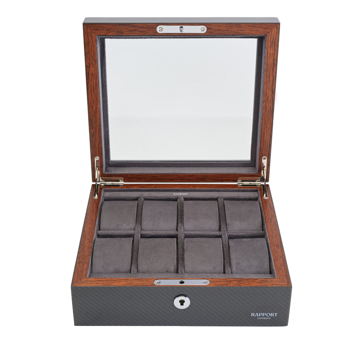 Optic Eight Watch Box- Carbon Fibre