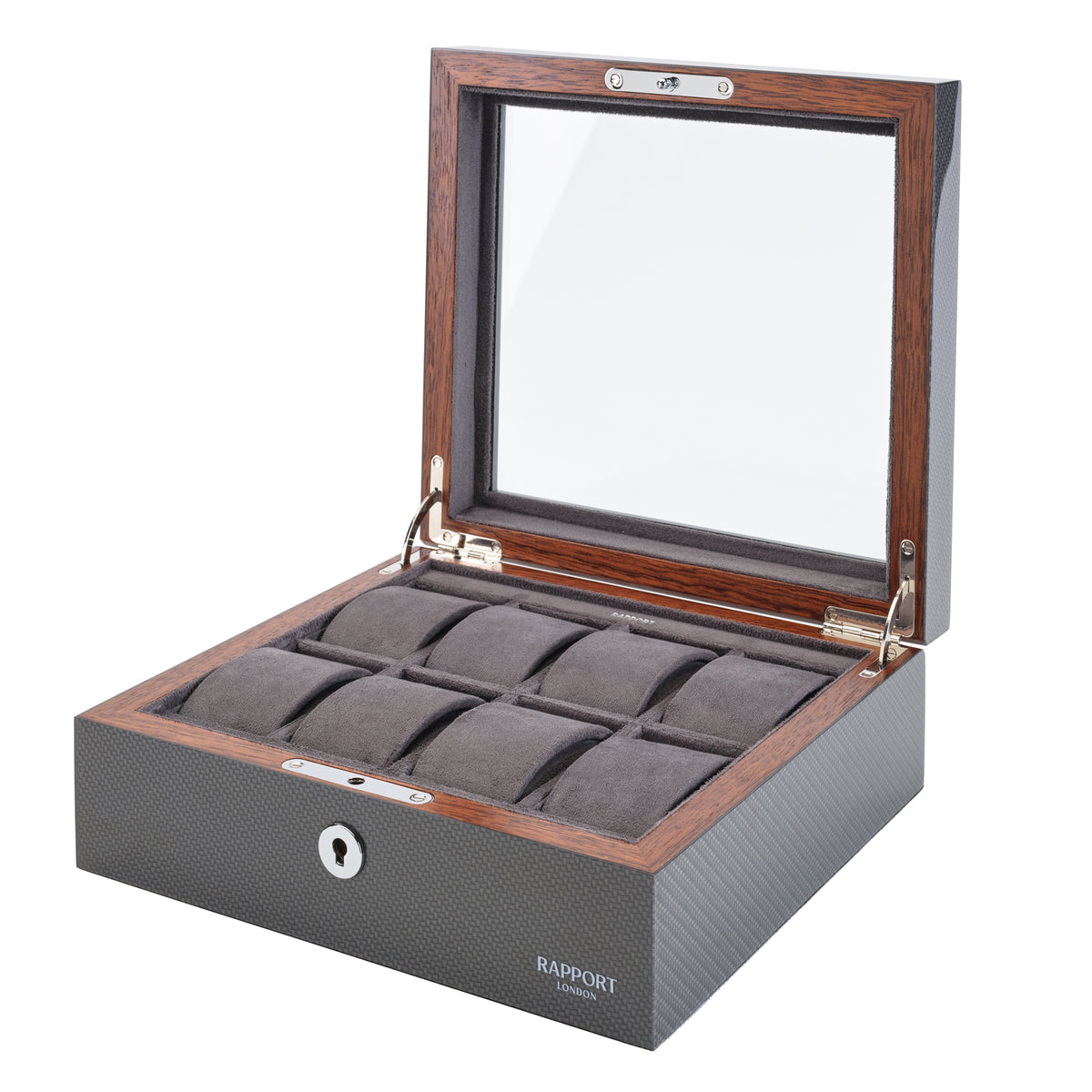 Optic Eight Watch Box- Carbon Fibre