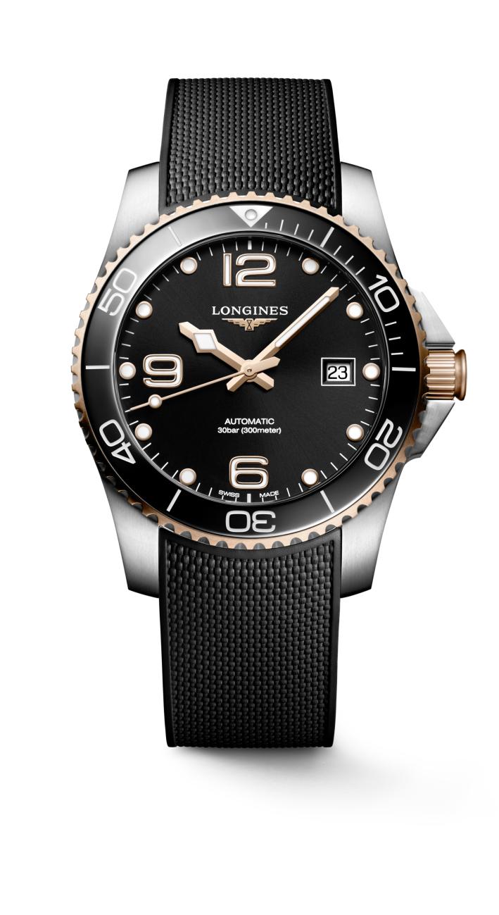 41mm Hydroconquest Black Rubber RG