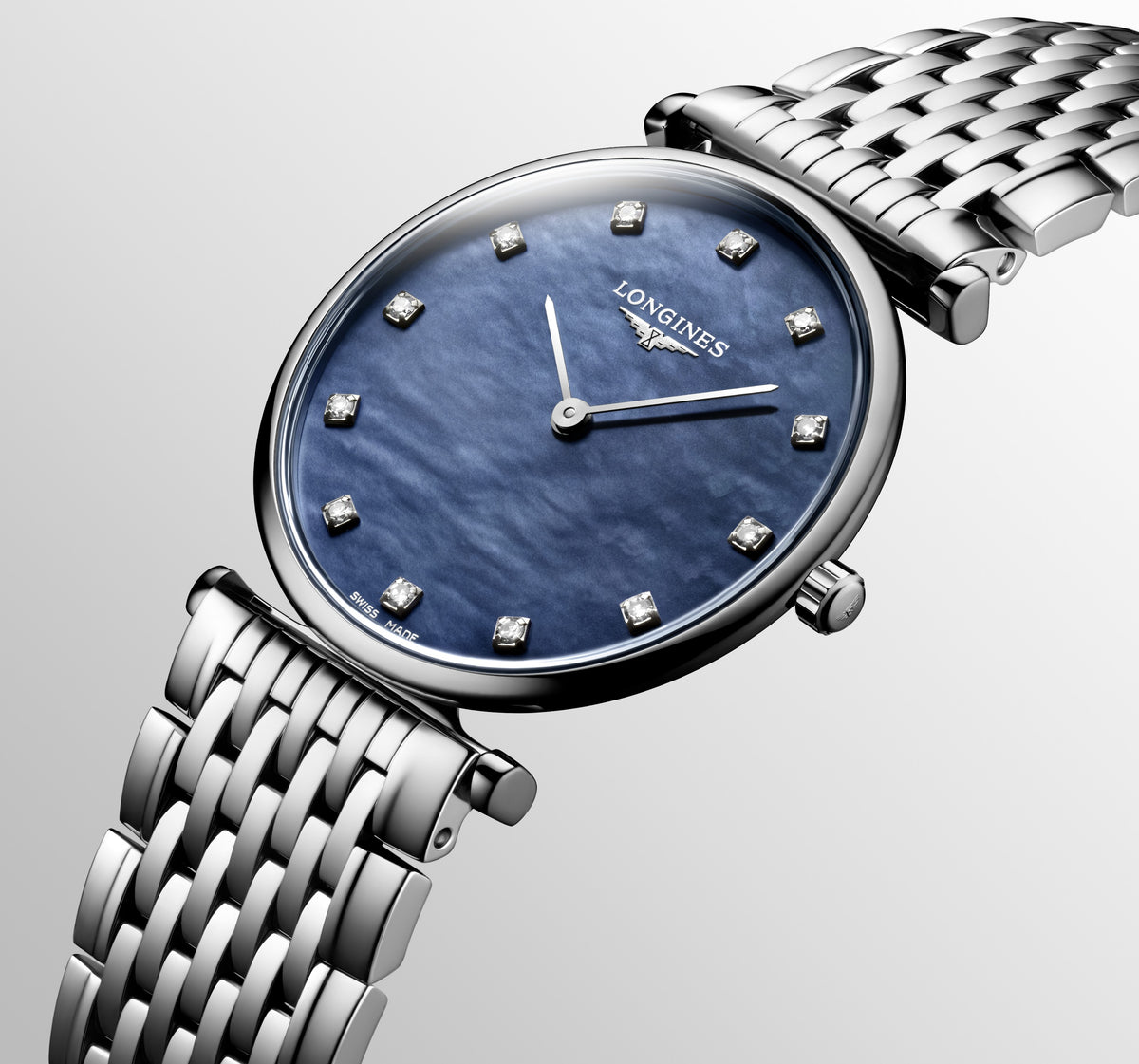 29mm S/S Blue MOP Diamond dial