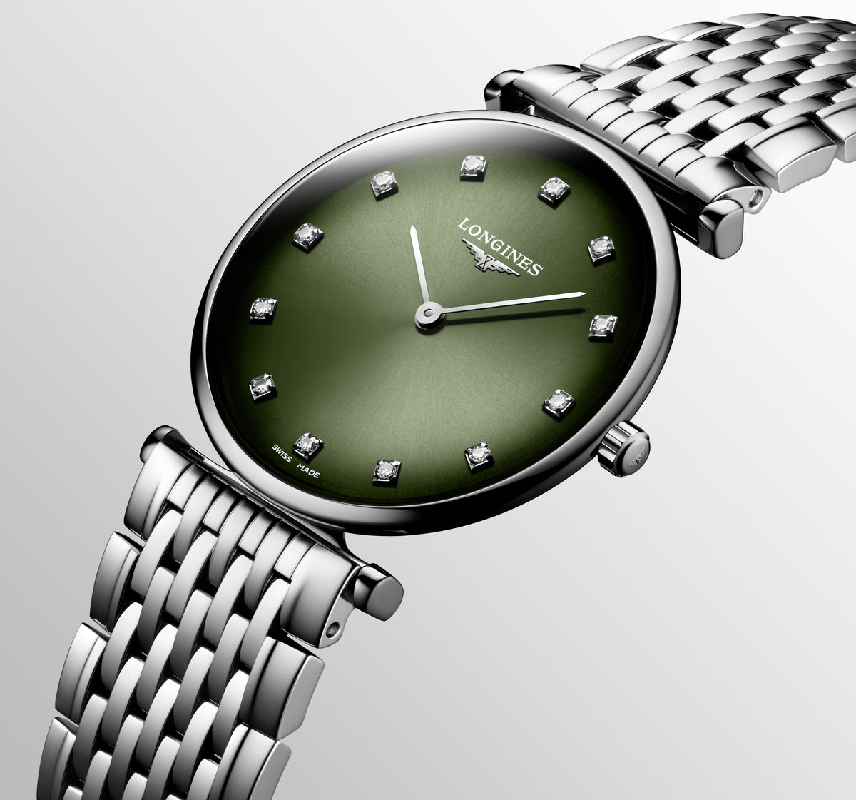 29mm Steel Green Diamond dial