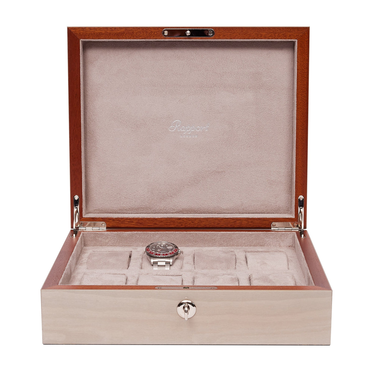 HERITAGE CHROMA 8 WATCH BOX GREY