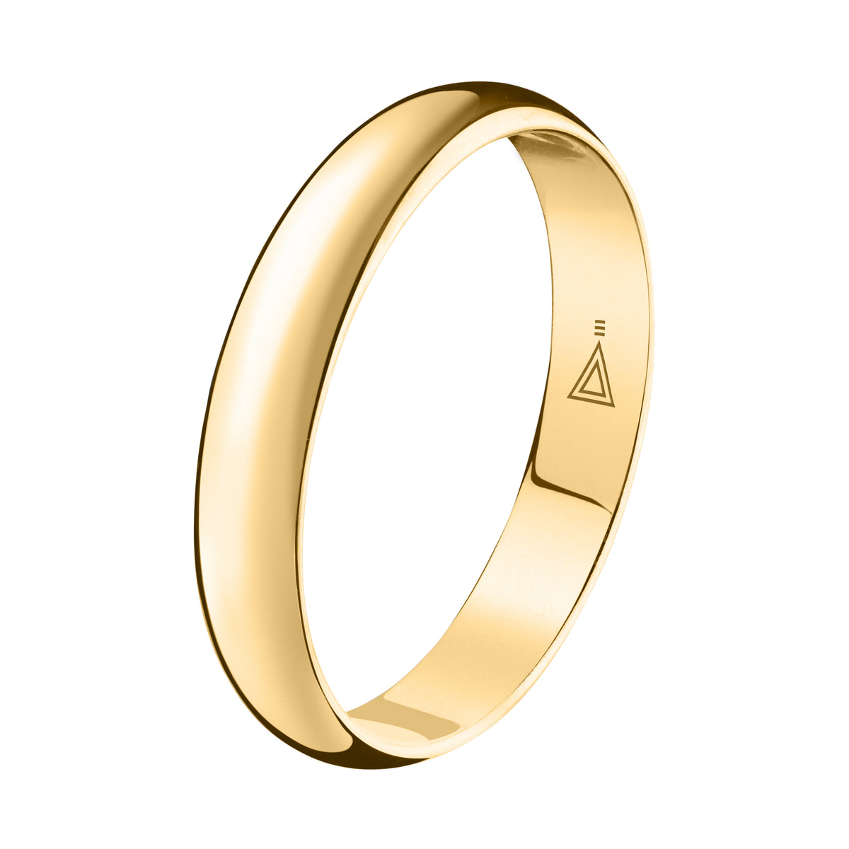 18ct Yellow Gold 6.5mm Wedding band