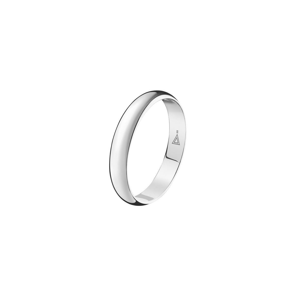Evidence 6.5mm wedding band white gold