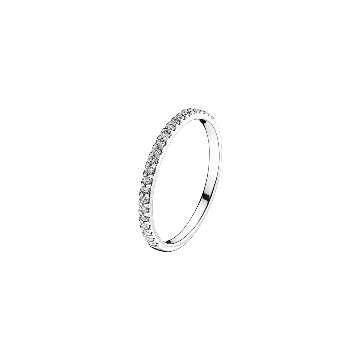 Evidence 18ct WG 0.10ct Dia Wedding Band
