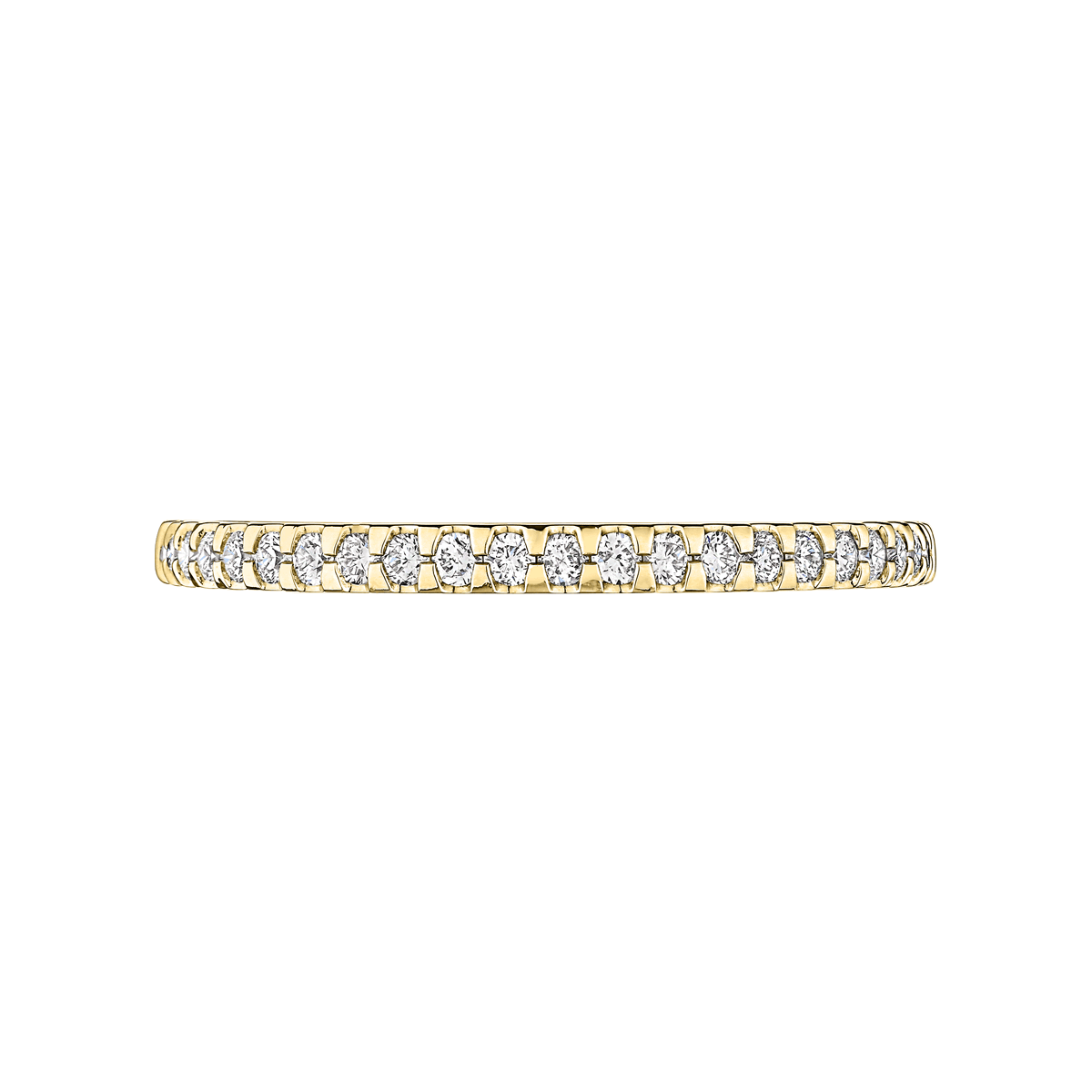 Evidence 18ct YG 0.10ct Dia Wedding band