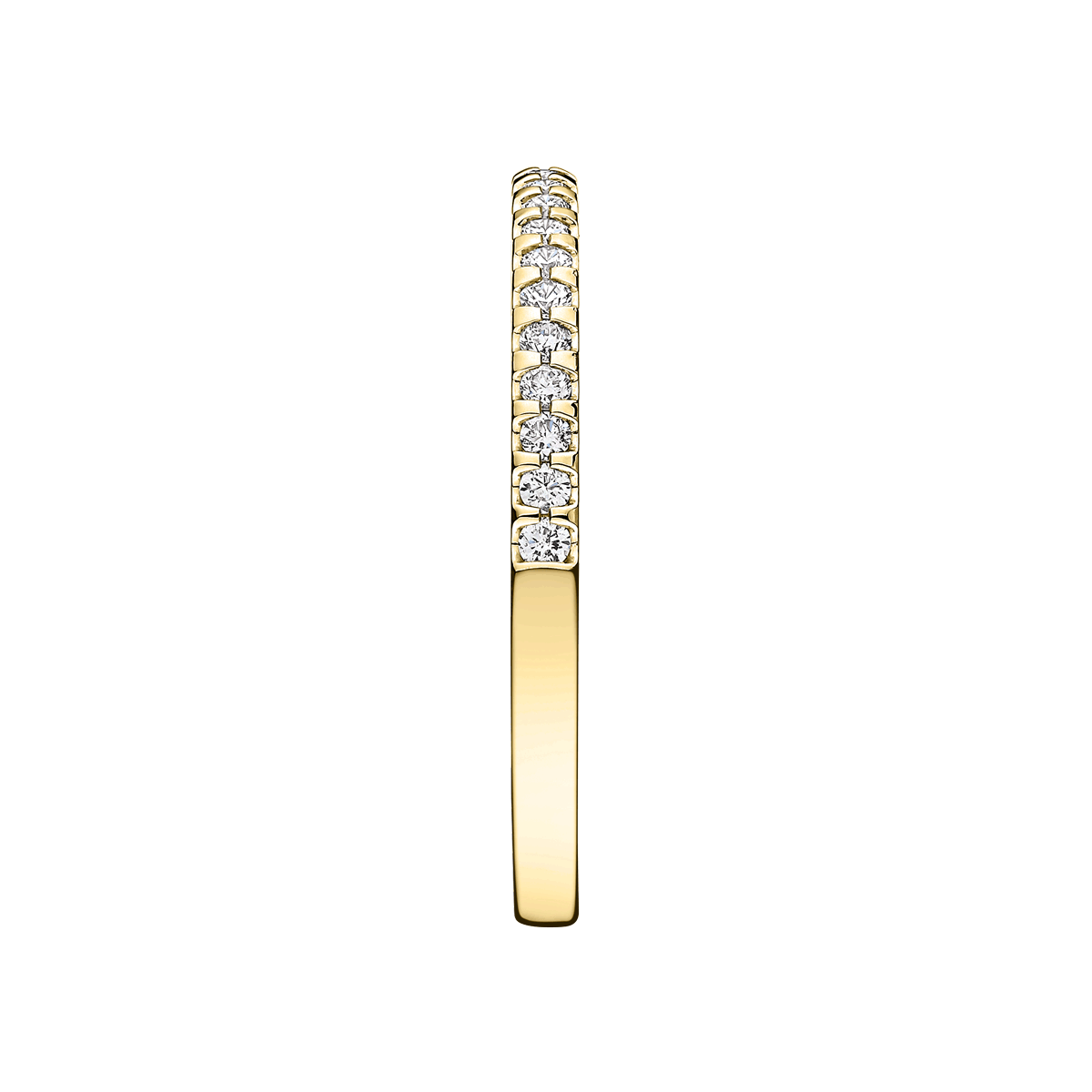 Evidence 18ct YG 0.10ct Dia Wedding band
