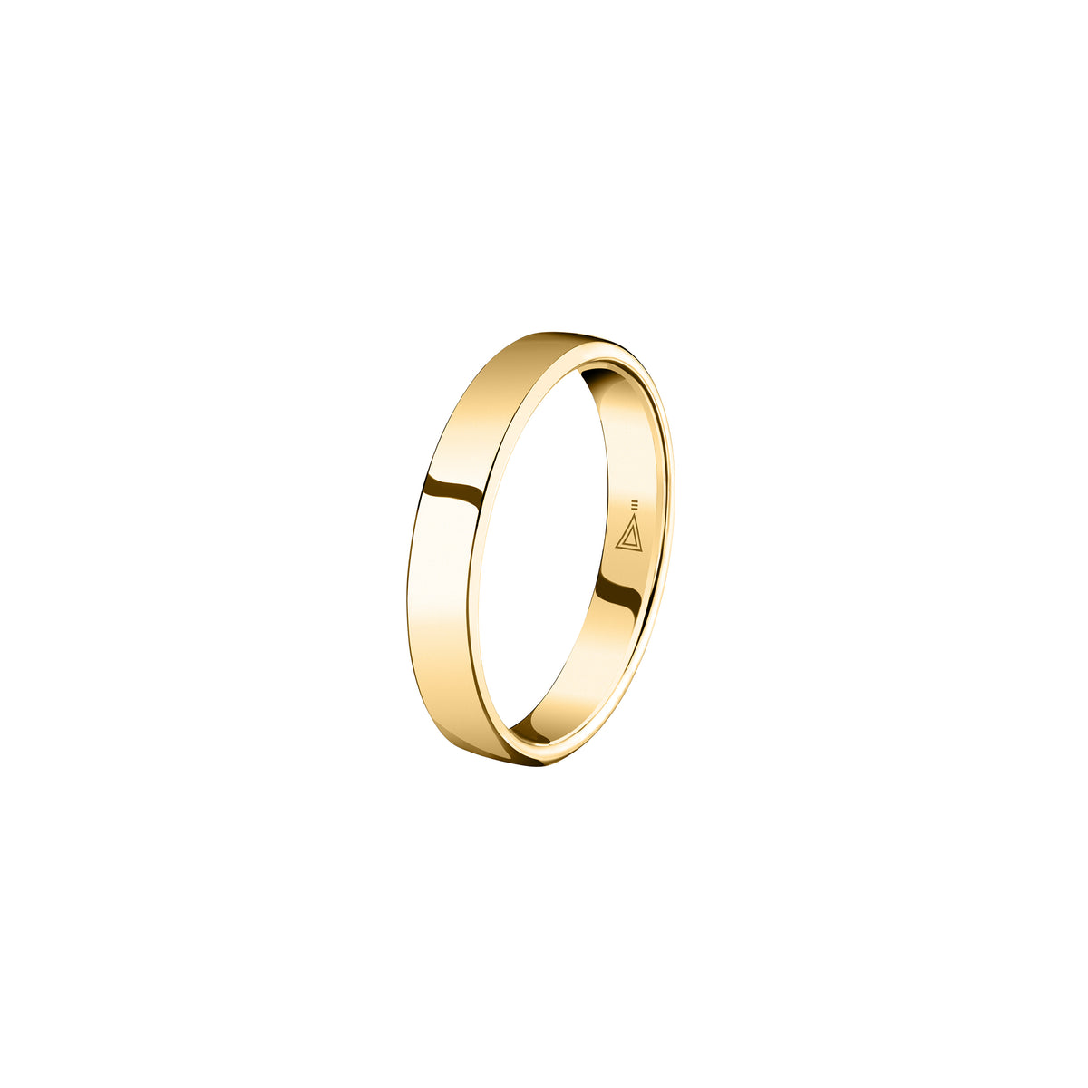 18ct YG 4.5mm Wedding Band
