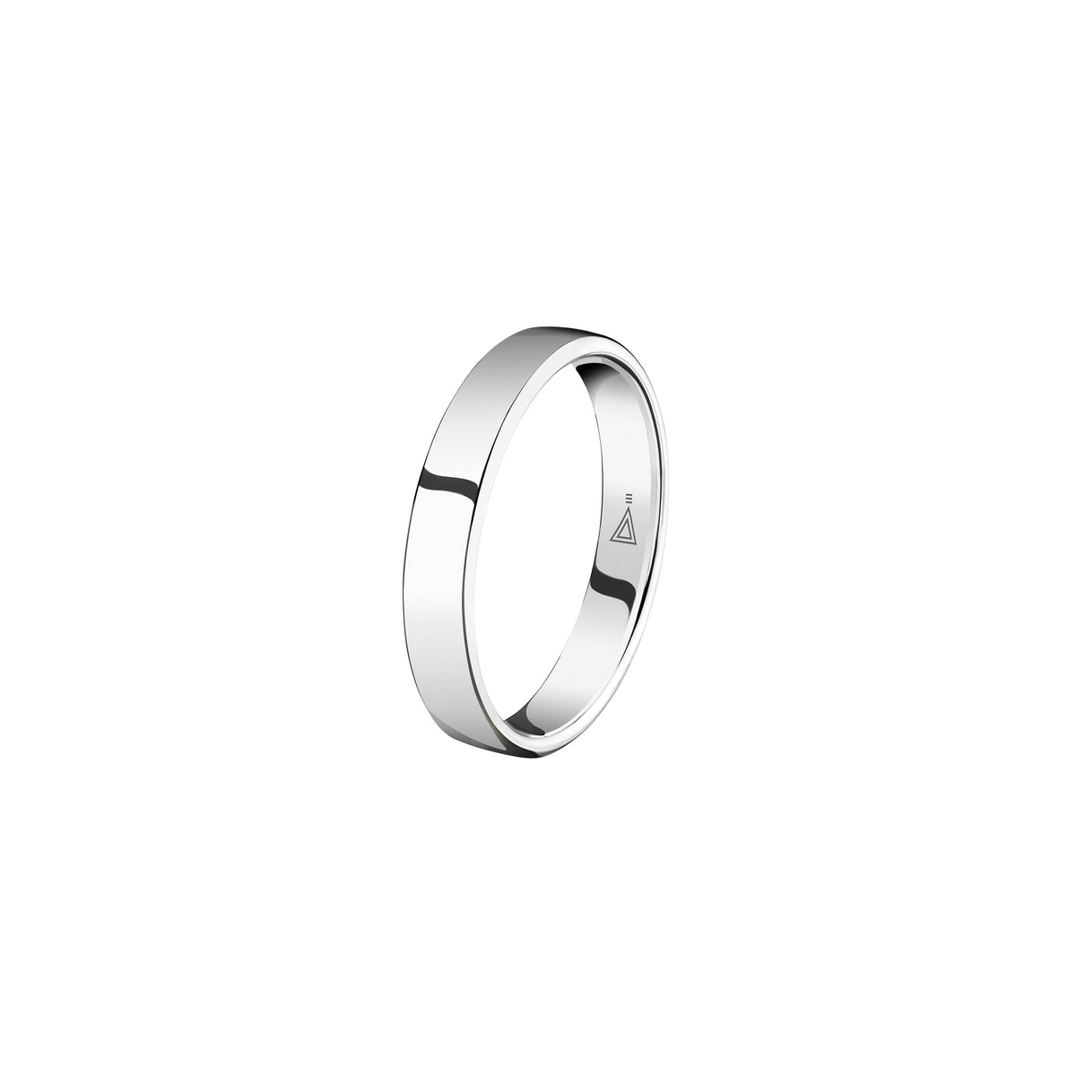 Emoi 6.5mm wedding band white gold