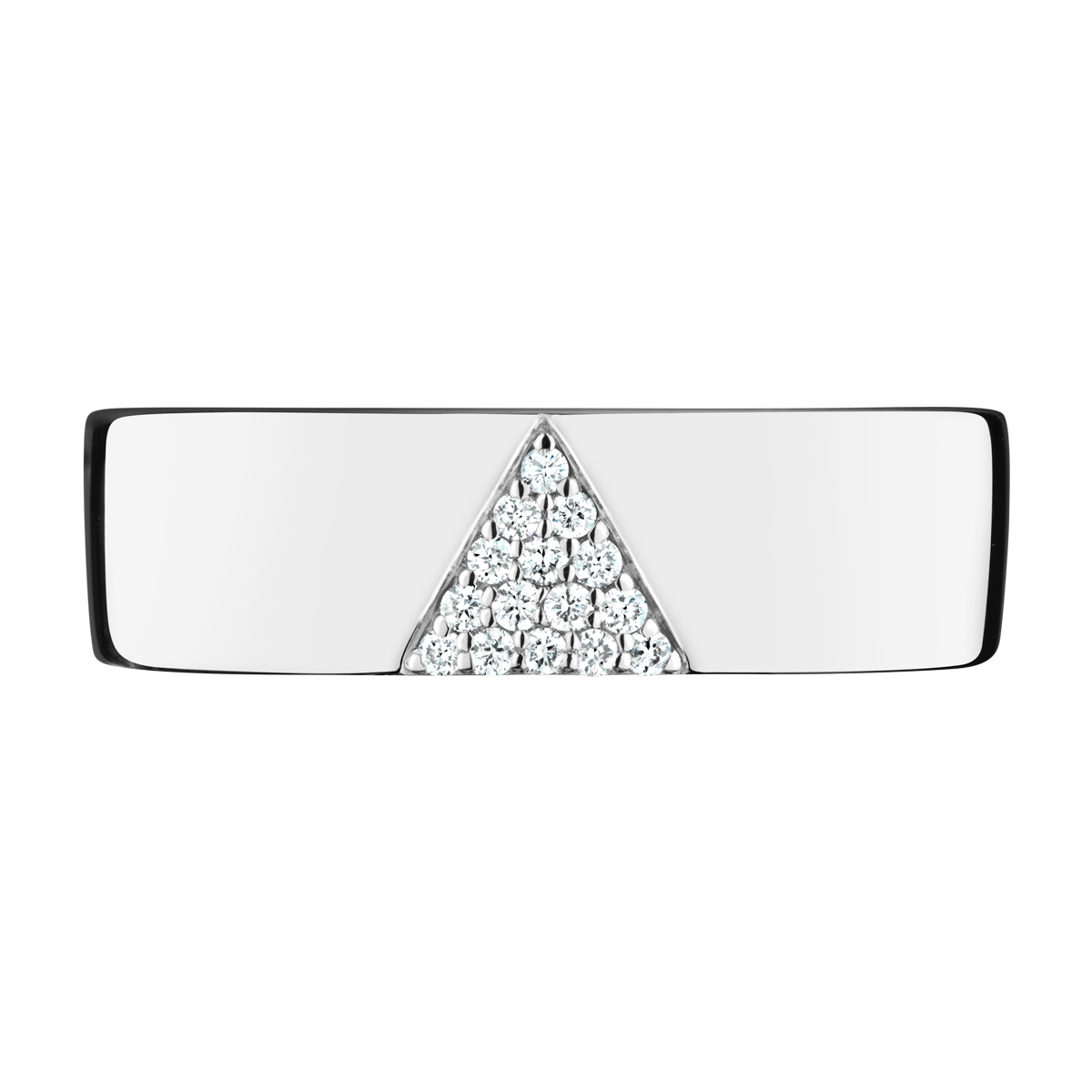 18ct White Gold Diamond Wedding Band