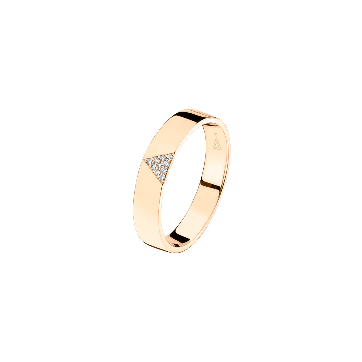 18ct RG Diamond Wedding Band