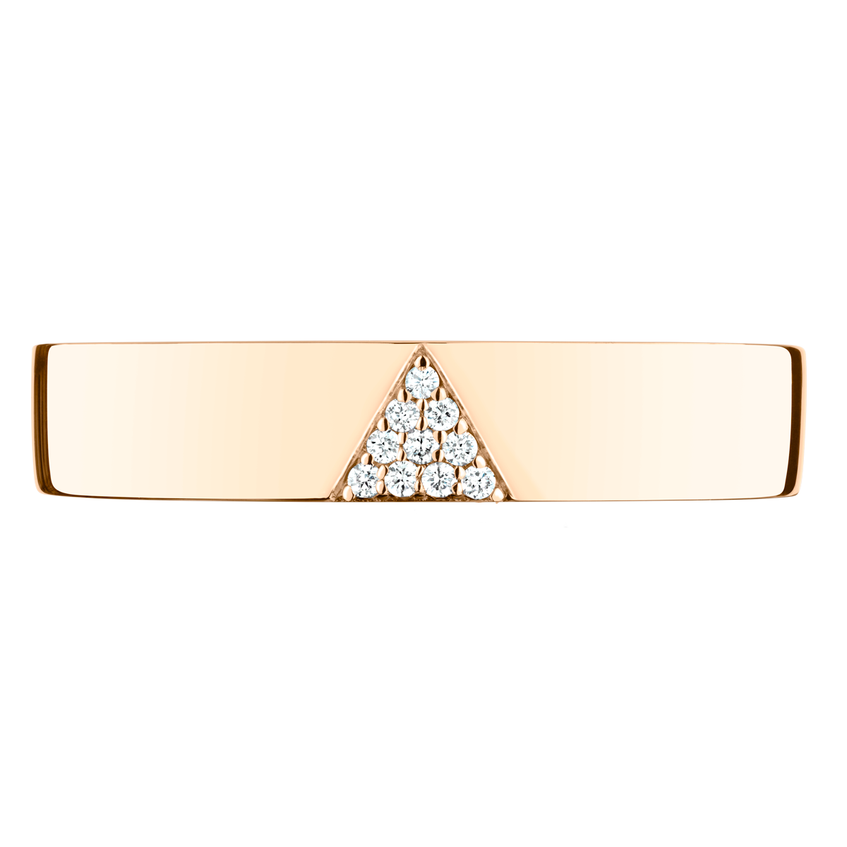 18ct RG Diamond Wedding Band