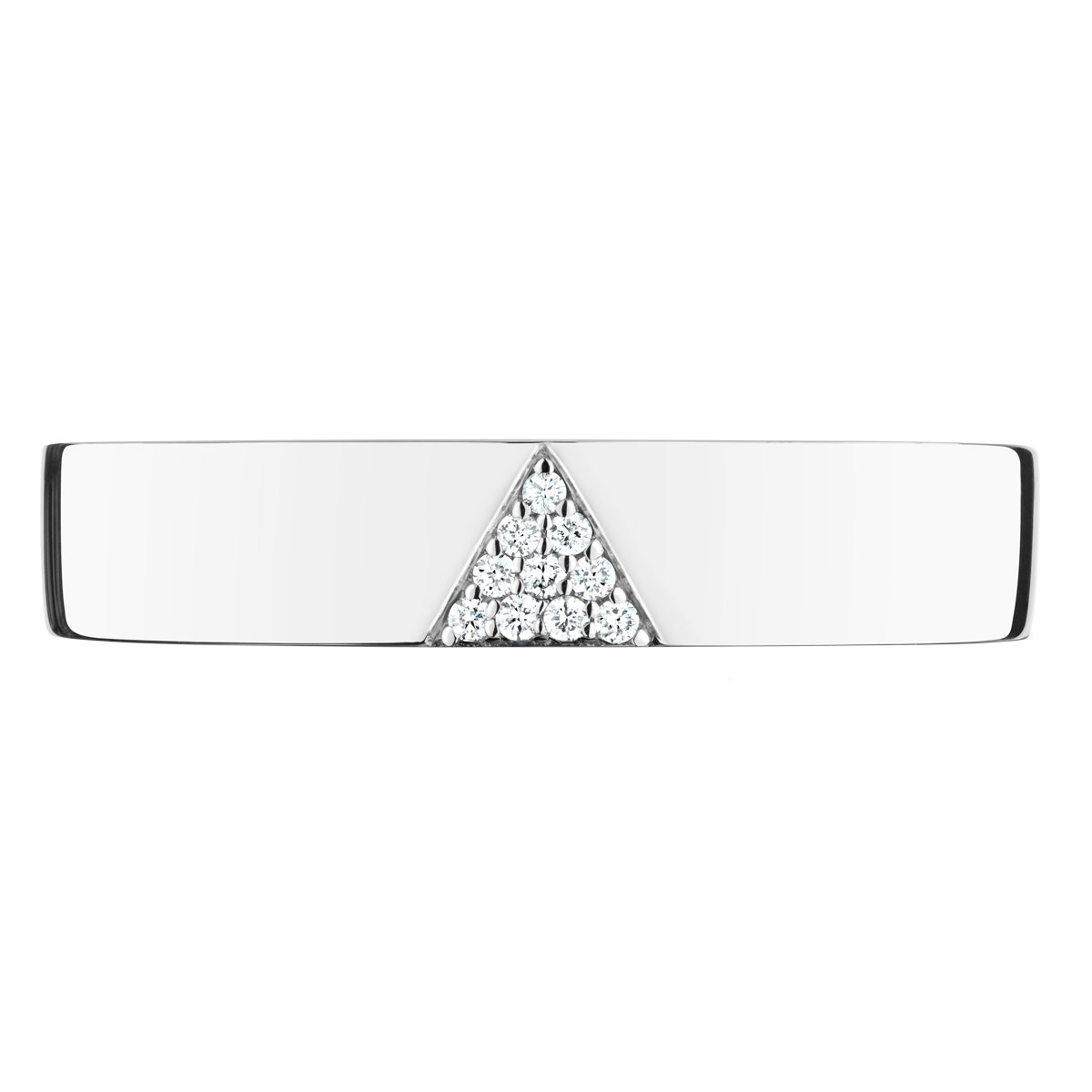 18ct WG Diamond Wedding Band