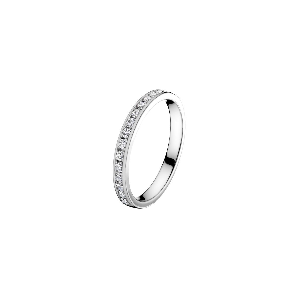 Evidence 18ct WG 0.15ct wedding band
