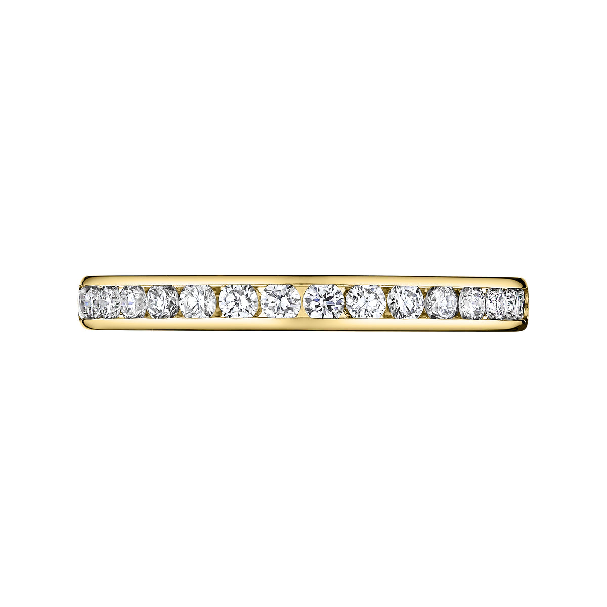 Evidence 18ct YG 0.15ct wedding band