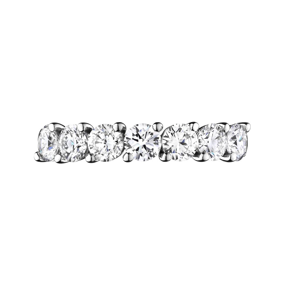 Lepage Eternelle wedding band in white gold 1.04ct diamonds