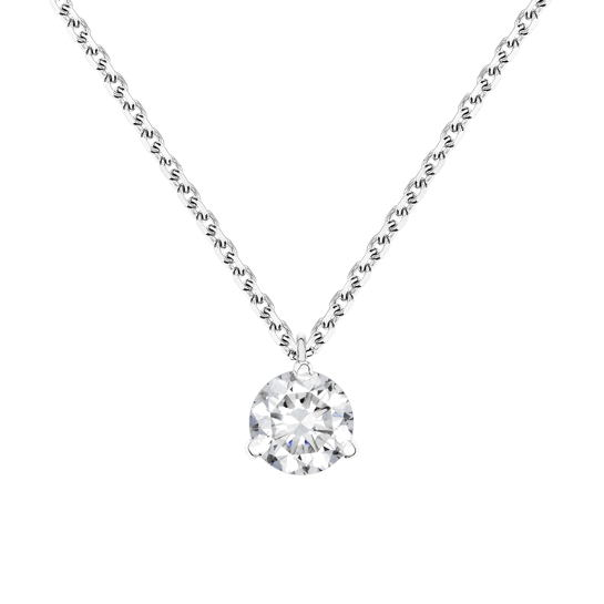 Lepage Joli Coeur necklace white gold 0.50ct diamond