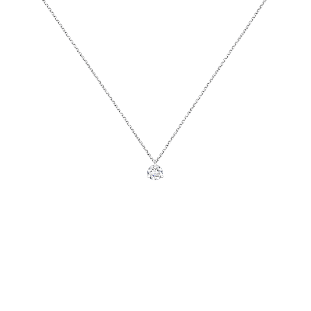 Lepage Joli Coeur necklace white gold 0.40ct diamond