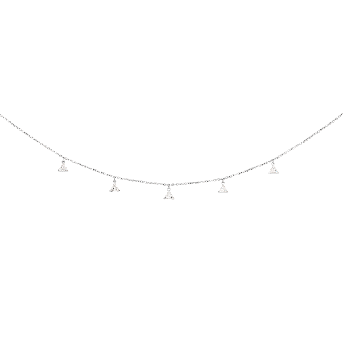 Lepage L'Etincelante necklace white gold 0.13ct diamonds