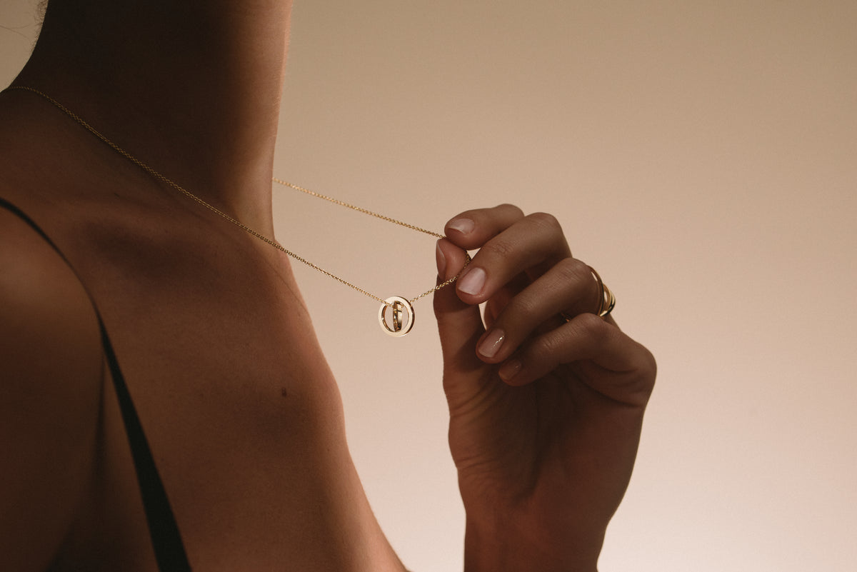 Alba necklace yellow gold