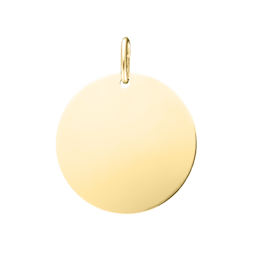 Colette YG 18mm Medal Pendant