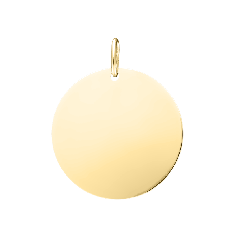 Colette YG 20mm Medal Pendant