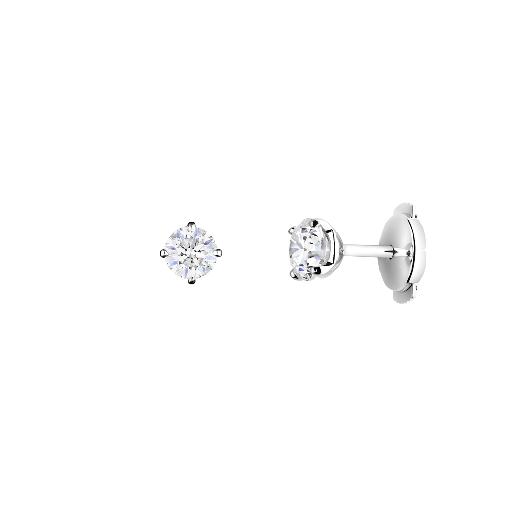 Lepage Evidence earrings white gold 0.40ct diamonds