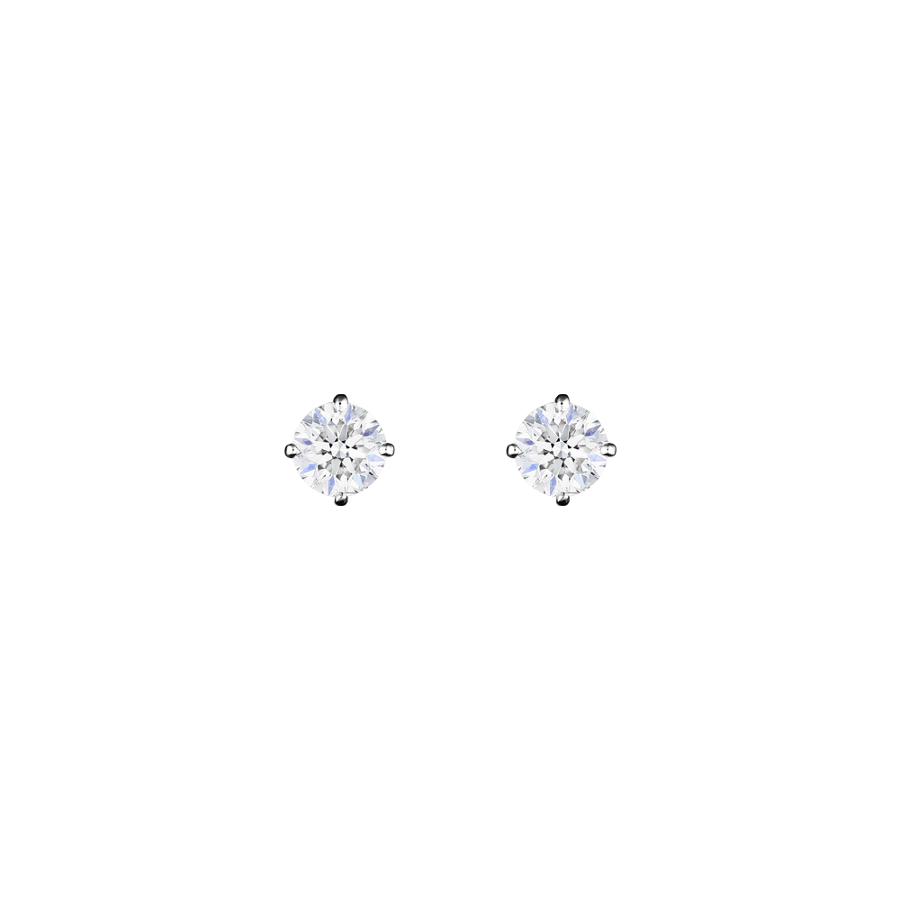 Lepage Evidence earrings white gold 0.50ct diamonds