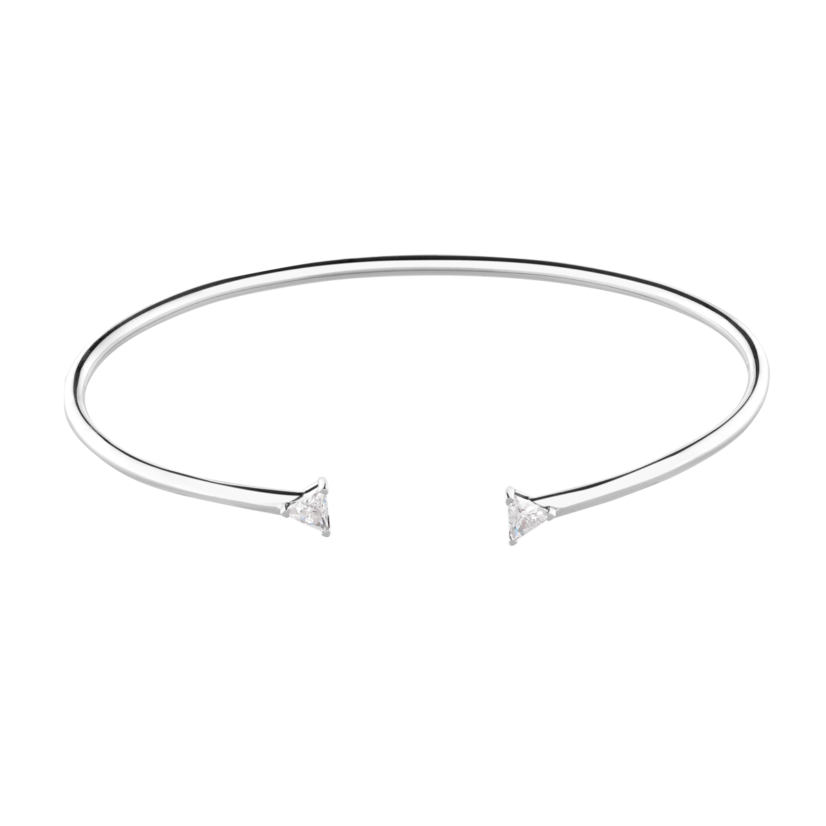 Lepage L'Admirable bangle white gold 0.13ct  diamonds