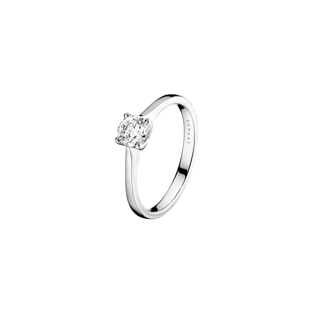 Lepage Desir engagement ring white gold 0.20ct diamond