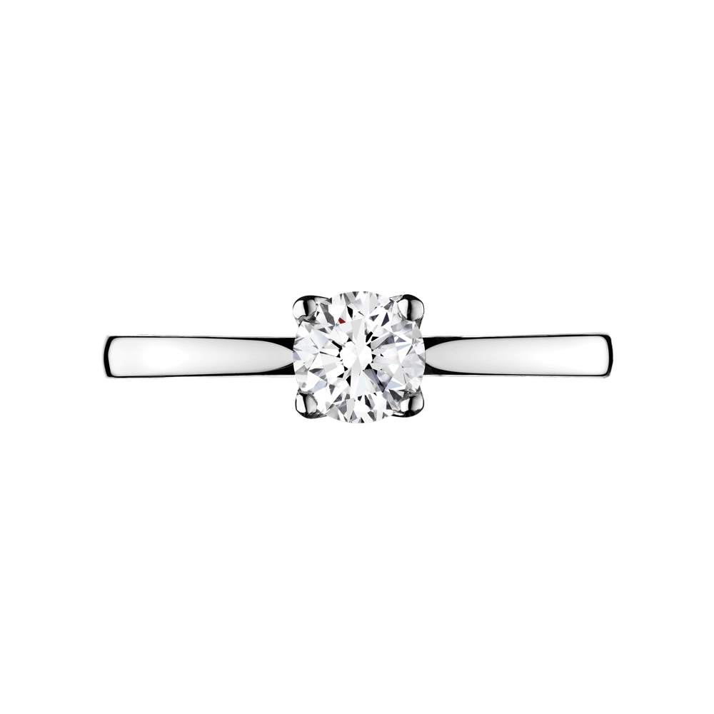 Lepage Desir engagement ring white gold 0.40ct diamond