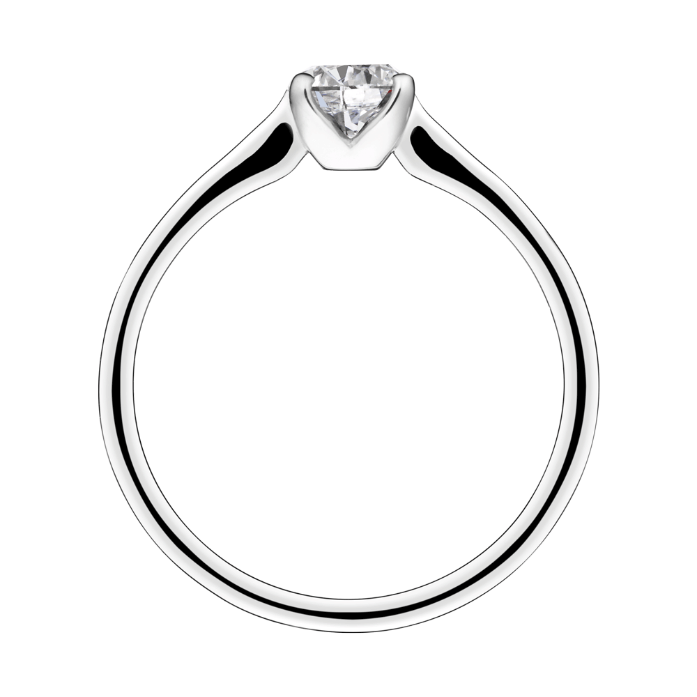 Lepage Desir engagement ring white gold 0.40ct diamond