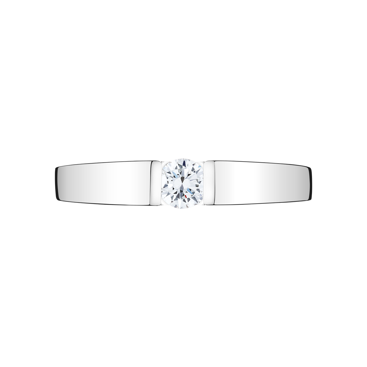 Lepage Audacieuse engagement ring white gold 0.20ct diamond