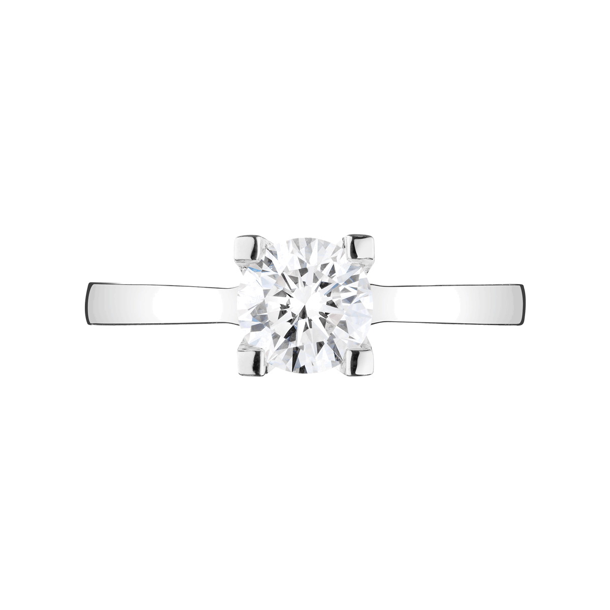 Lepage Bonnie engagement ring white gold 0.50ct diamond