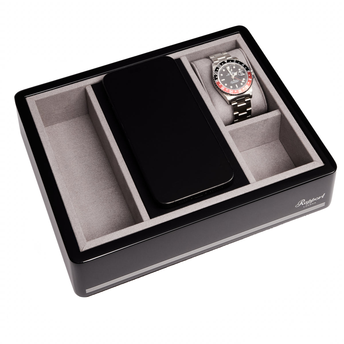 Formula Wireless Charging Tray-Black