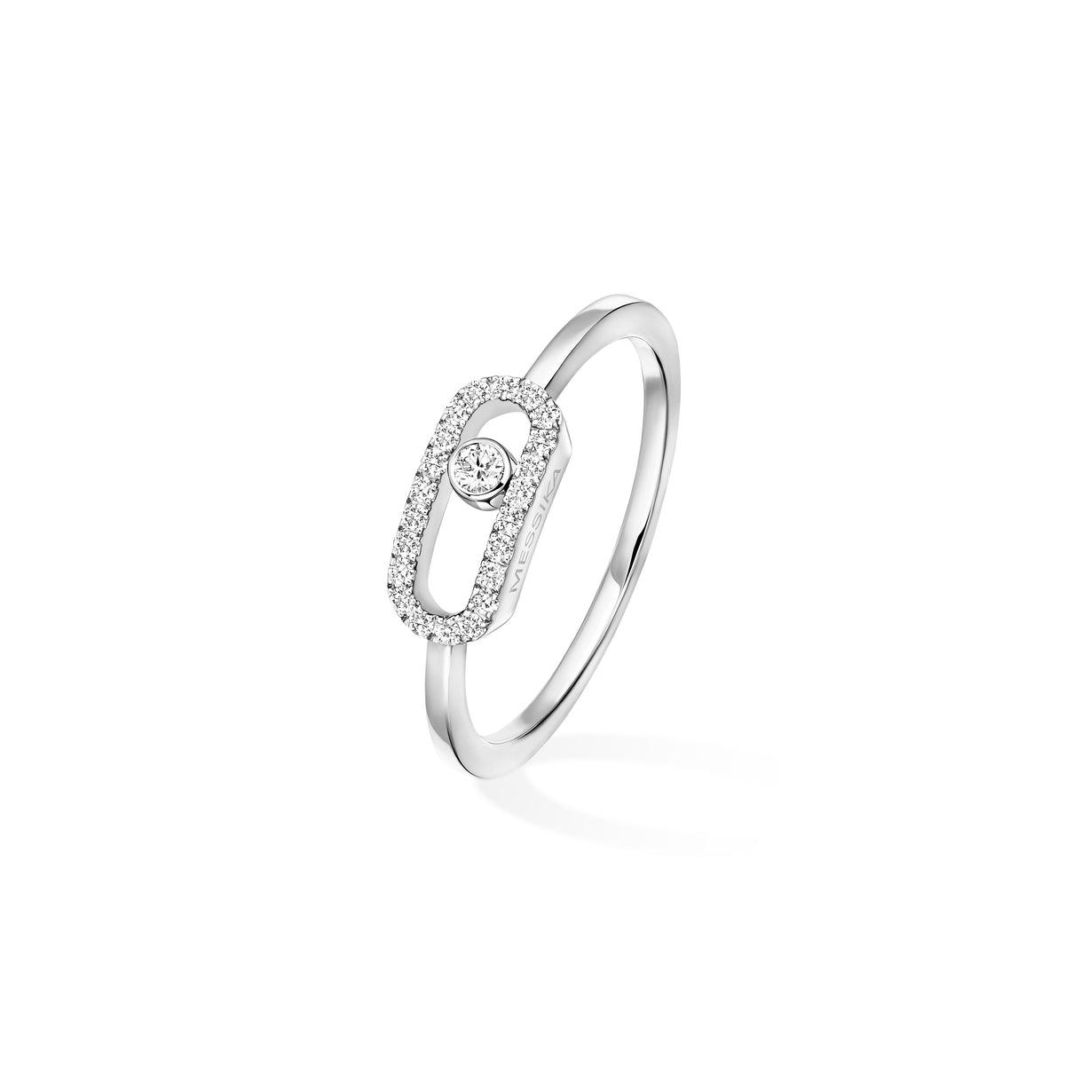 Move Uno Diamond Ring White Gold