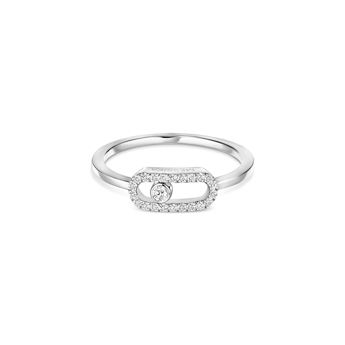 Move Uno Diamond Ring White Gold