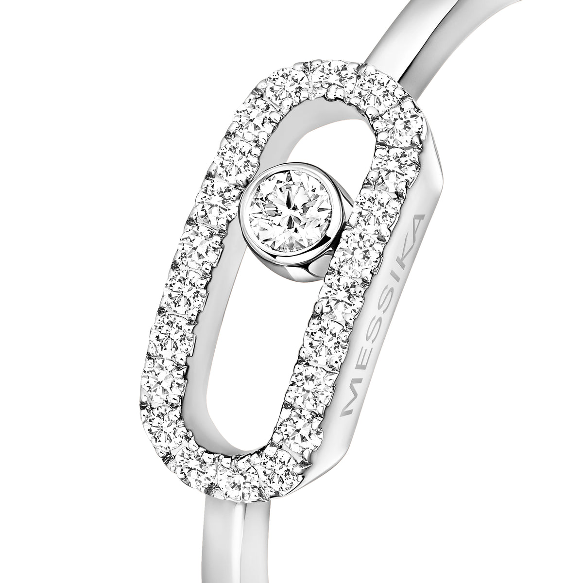 Move Uno Diamond Ring White Gold